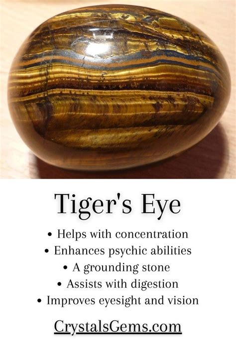 1. Meaning and Properties of Tiger's Eye