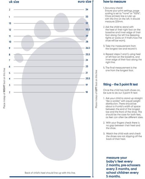 1. Measure Your Child's Feet: