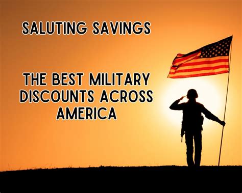 1. Military Discounts: A Path to Savings