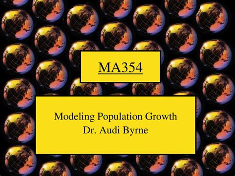 1. Modeling Population Growth