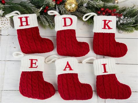 1. Monogrammed Stockings: