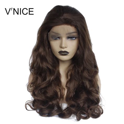 1. Natural Brown Wavy Wig