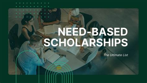 1. Need-Based Scholarships:
