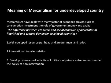 1. Neo-Mercantilism: The Key to Economic Growth