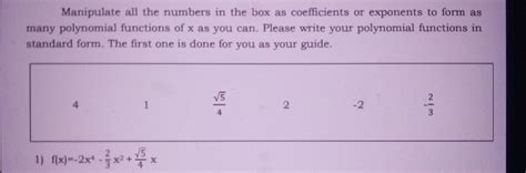 1. Numbers Can Manipulate