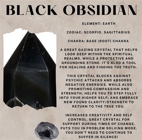 1. Obsidian Crystal Meaning: A Stone of Protection and Reflection