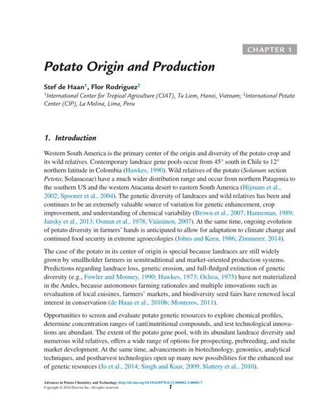 1. Origins and Production