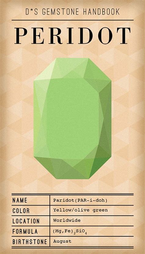 1. Peridot is the Only Gemstone Found in Only One Color