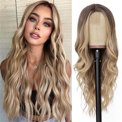 1. Phat Buddha Blonde 26" Long Wavy Wig