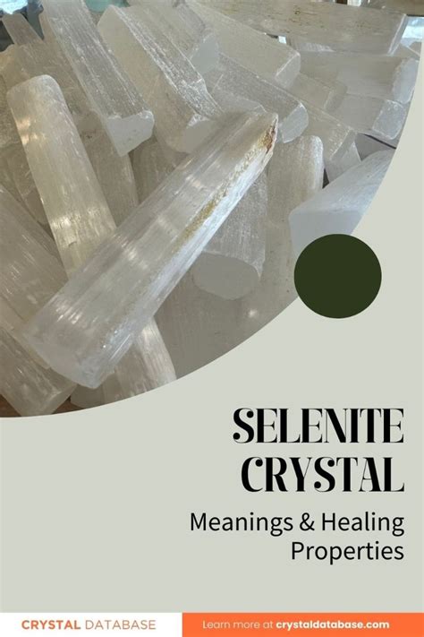 1. Physical Benefits of Selenite Crystals