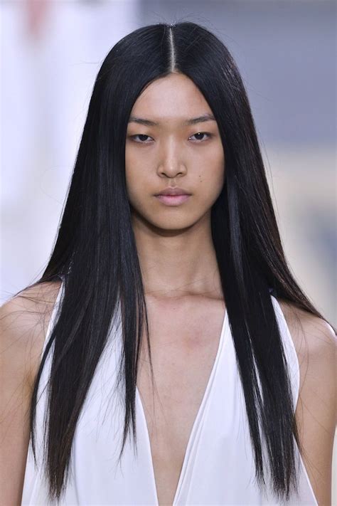 1. Pin-Straight Long Hair