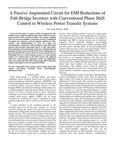 1. Power Transfer (Passive):