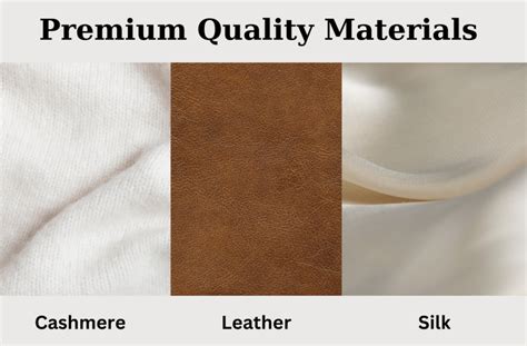 1. Premium-Quality Materials: