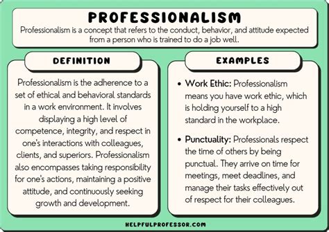 1. Pride and Professionalism: