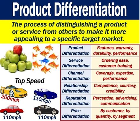 1. Product Differentiation: