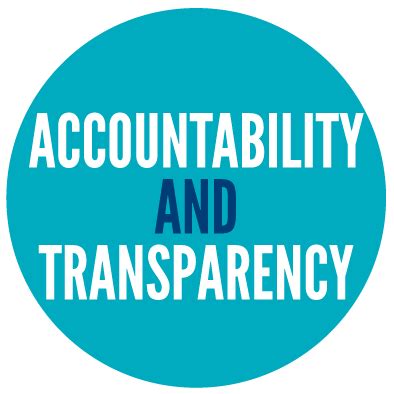 1. Promote transparency and accountability: