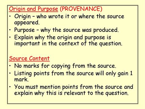 1. Provenance and Origin: