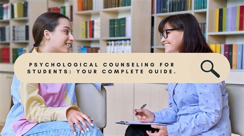 1. Psychological Counseling: