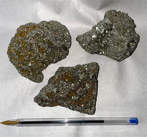 1. Pyrite: 