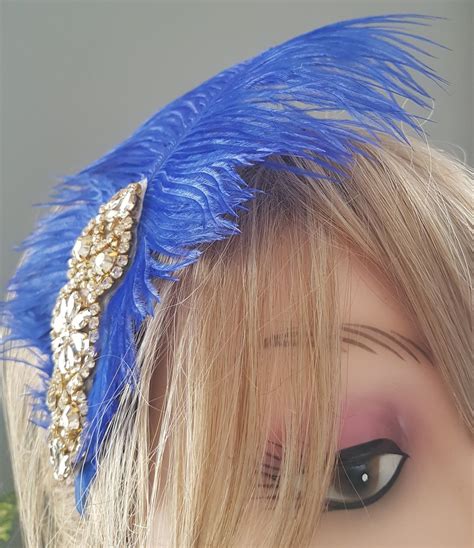 1. Raven Hair with Royal Blue Feathers: