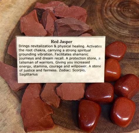 1. Red Jasper (Stone of Protection)