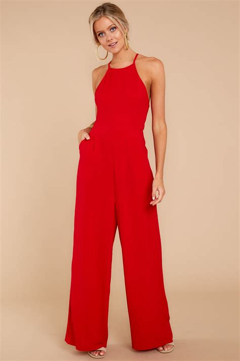 1. Red Jumpsuit: