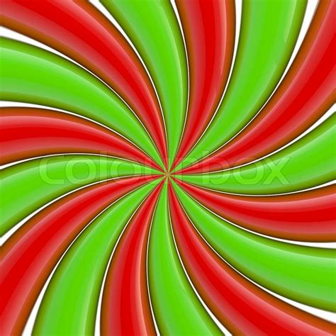 1. Red and Green Swirls