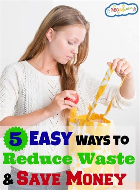 1. Reduce Waste and Save Money