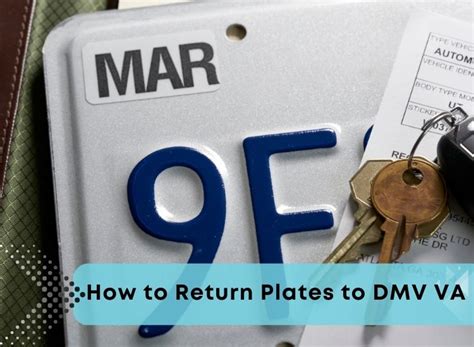 1. Return them to the DMV
