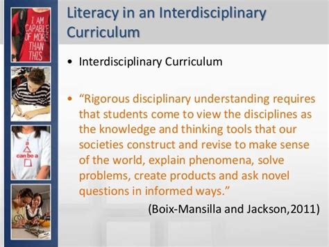 1. Rigorous and Interdisciplinary Curriculum: