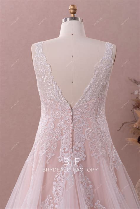 1. Romantic Lace and Tulle Fit-and-Flare: