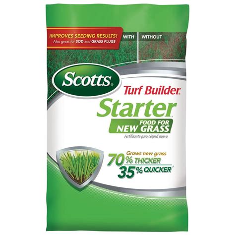 1. Scotts Turf Builder Starter Fertilizer for New Lawns