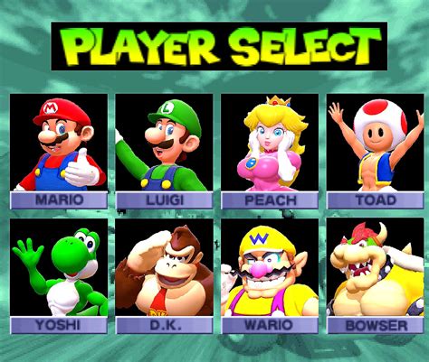 1. Select Your Player: