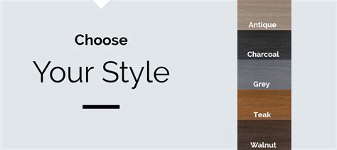 1. Select Your Style: