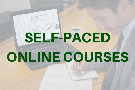 1. Self-Paced Online Courses: