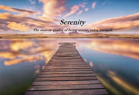 1. Serene Serenity: