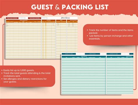 1. Set a Budget and Guest List