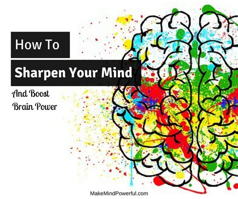 1. Sharpen Your Mind: