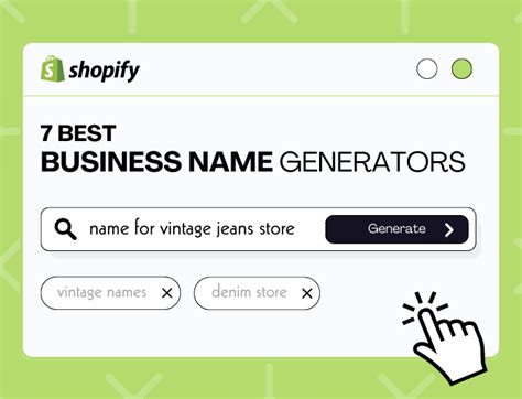 1. Shopify Business Name Generator