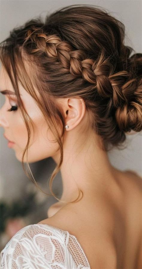 1. Single Braid Bun: Simplicity and Sophistication