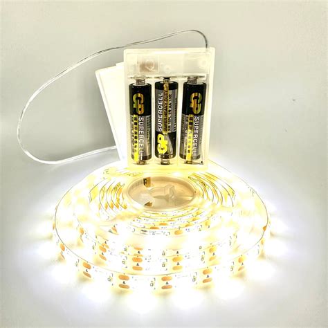 1. Single-Color Battery LED Strip Lights