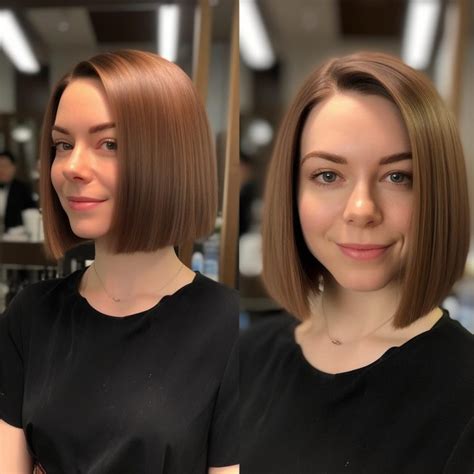 1. Sleek and Straight Bob