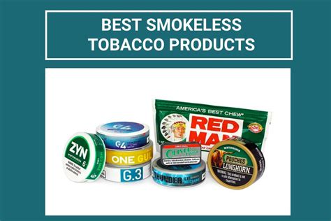 1. Smokeless Products: