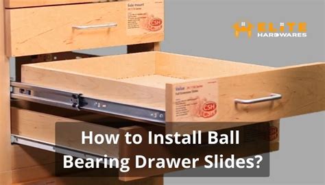 1. Smooth Ball Bearing Slides: