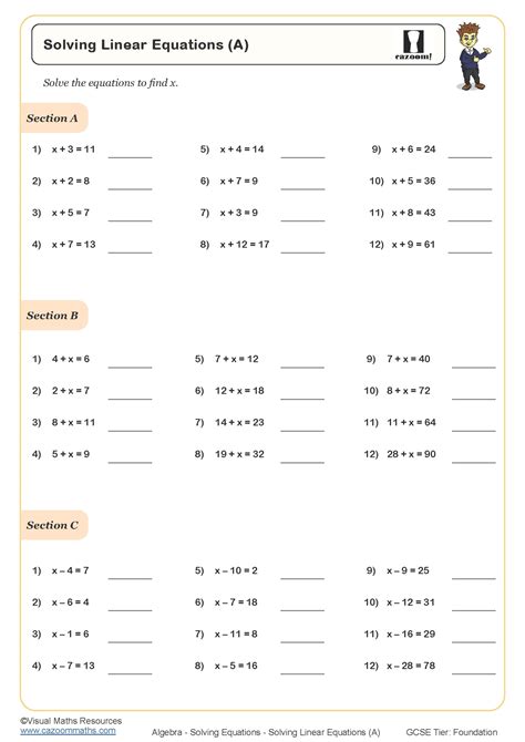 1. Solving Systems of Linear Equations