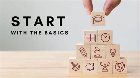 1. Start with the Basics: