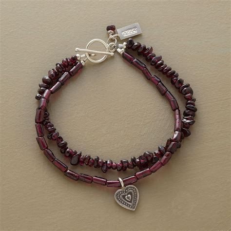 1. Sterling Silver Bead Charm Chip Bracelet