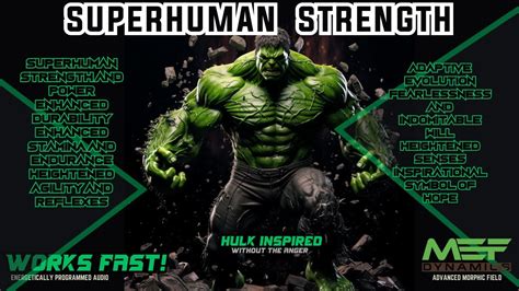 1. Superhuman Strength