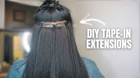 1. Tape-in Extensions: