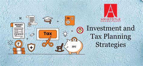 1. Tax and Investment Planning